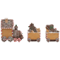 Northlight Gingerbread Candy Cane Train Christmas Decoration - image 6