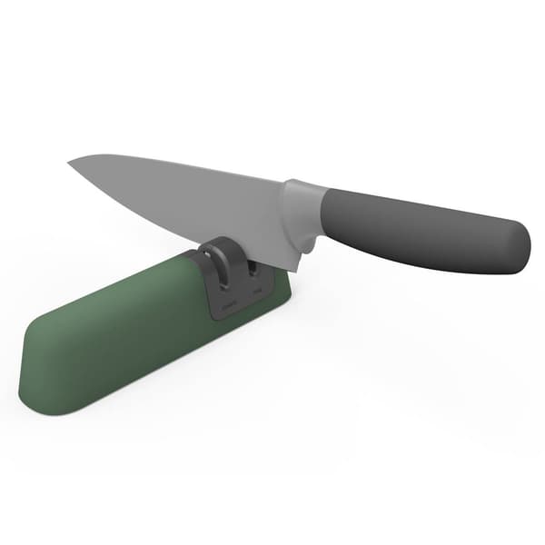 BergHOFF Graphite Two-Stage Knife Sharpener w/ Non-slip Base