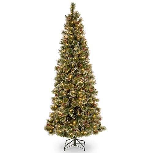 National Tree 7ft. PowerConnect&#40;tm&#41; Glittering Pine Slim Tree - image 