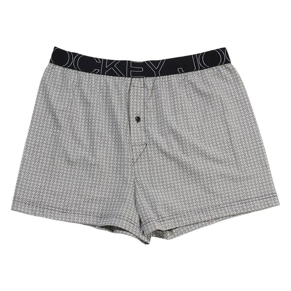 Mens Jockey(R) Single Knit Geometric Boxers - image 