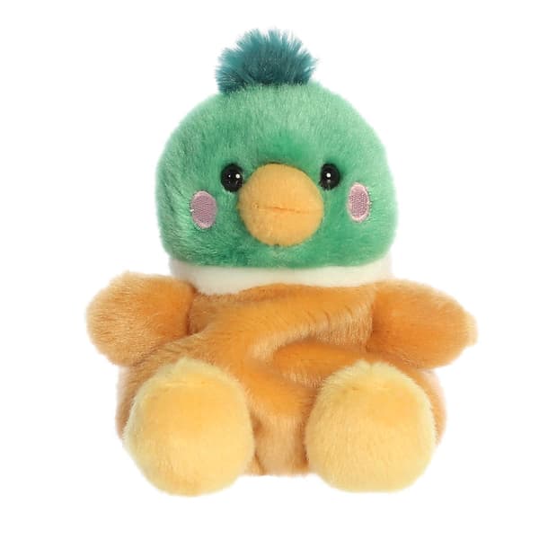 Palm Pals(tm) 4in. Puddles Mallard Duck(tm) Eco Friendly Plush Beanie - image 