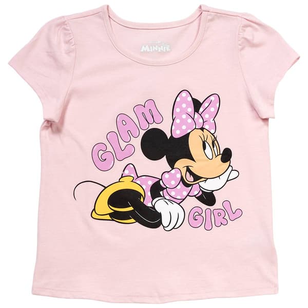 Girls (7-16) Disney Minnie Mouse Glam Girl Graphic Tee