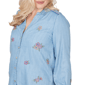Womens Alfred Dunner Beachcomber Floral Embroidery Blouse - image 5
