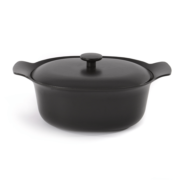 BergHOFF Ron Cast Iron 11in. 5.5qt. Dutch Oven with Lid