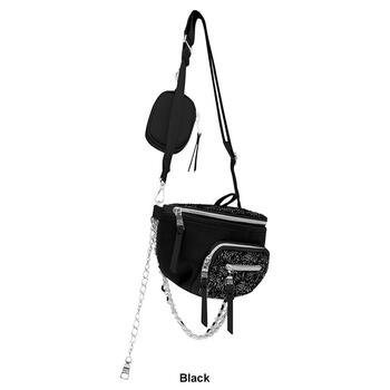 Steve Madden Maxima Convertible Belt Bag - Black