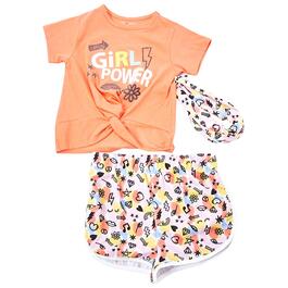 Girls &#40;7-16&#41; Tales & Stories Knot Front Girl Power Set