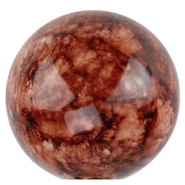 Barcana 4pc. Marbled Shatterproof Christmas Ball Ornaments