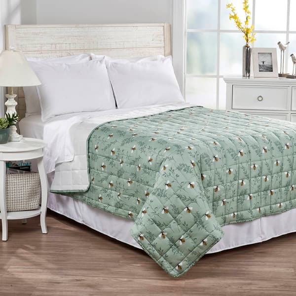 Ashley Cooper™ Ditsy Bee Print Quilt Boscov's