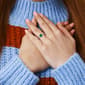 Gemstone Classics&#8482; 10kt. White Gold Lab Created Emerald Ring - image 6