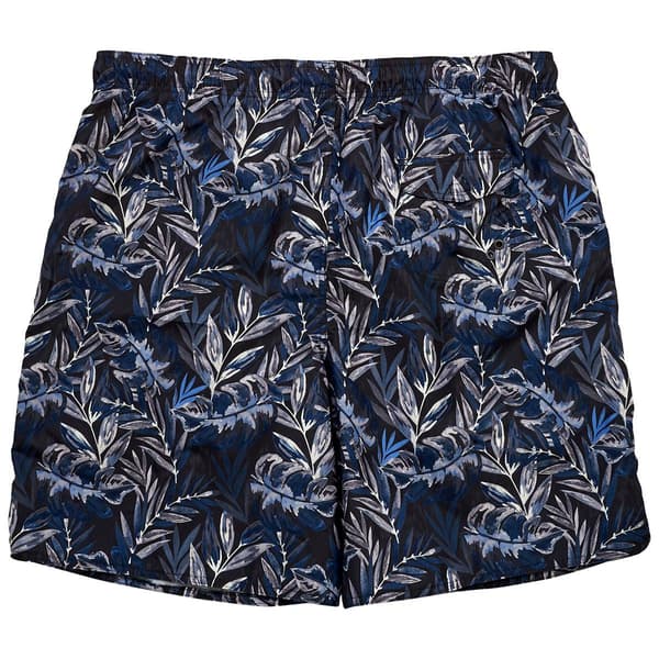 Mens Big & Tall Hawaiian Authentics Water Tropic Swim Trunks