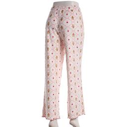 Womens Sincerely Jules Gingerbread Velour Pajama Bottoms