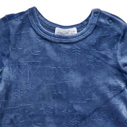 Baby Boy (12-24M) René Rofé® 3pc. Top & Pants Set w/ Socks - Blue
