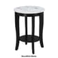 Convenience Concepts American Heritage Marble Round End Table - image 2