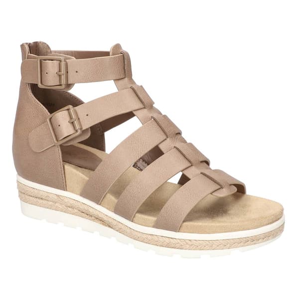 Womens Easy Street Simone Gladiator Platform Wedge Sandals - image 