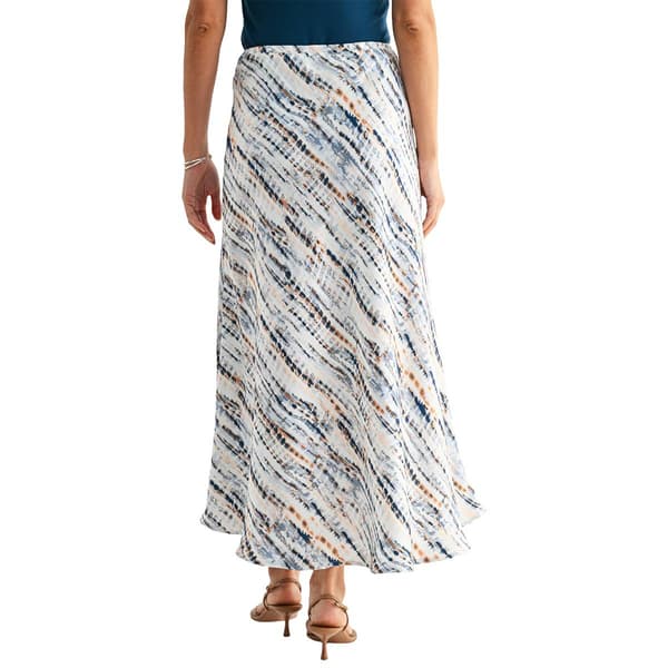 Womens CITY BLUES Abstract Midi Skirt
