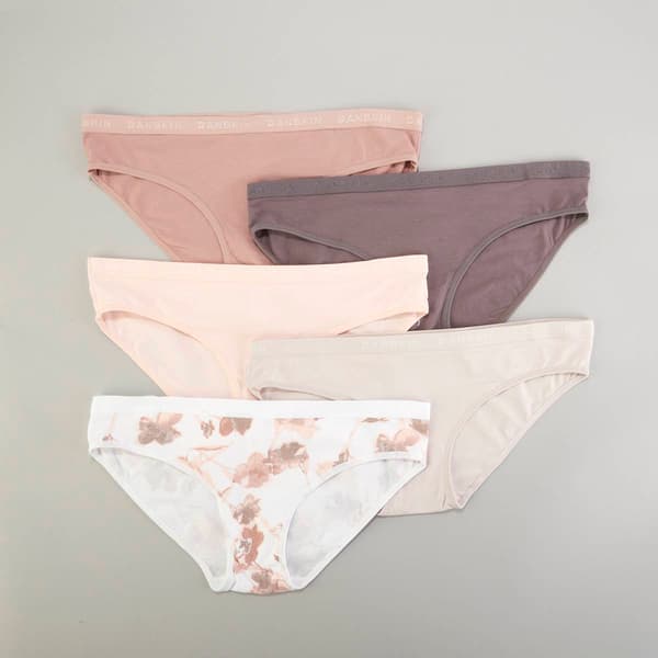 Womens Danskin 5pk. Bikinis Panties DS9860-5PKEA - image 