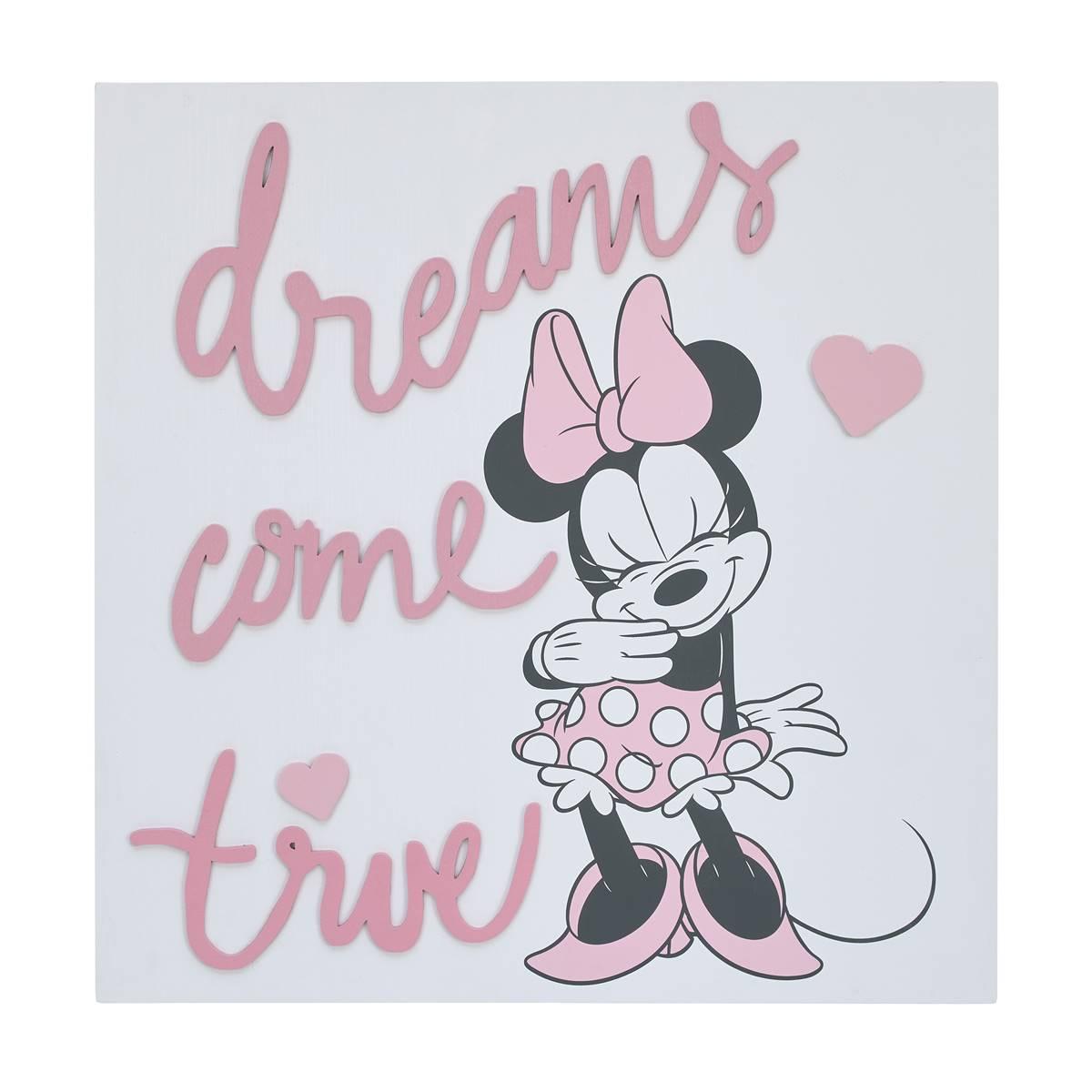 Disney Minnie Dreams Come True Wall Décor