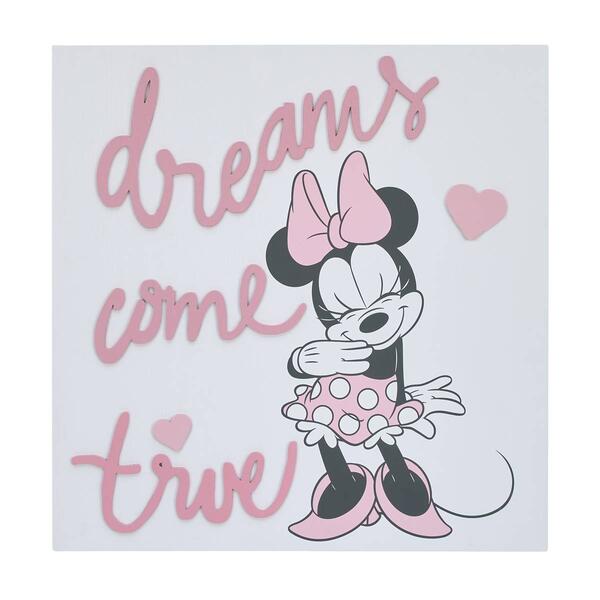 Disney Minnie Dreams Come True Wall Decor - image 