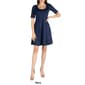 Womens 24/7 Comfort Apparel A-Line Knee Length Dress - image 4