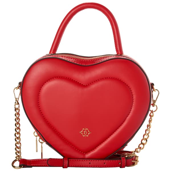 Nanette Lepore Cupid Solid Top Handle Heart Crossbody - image 