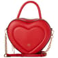 Nanette Lepore Cupid Solid Top Handle Heart Crossbody - image 1