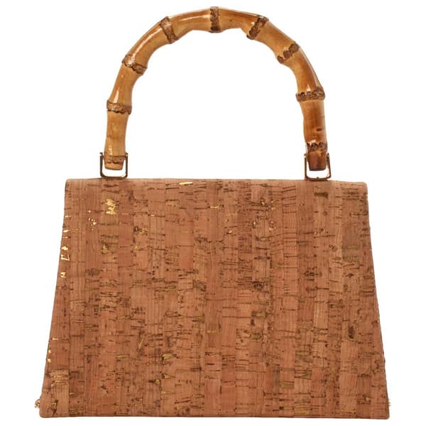 D''Margeaux Shimmer Cork Evening Bag with Flap