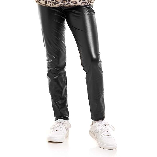 Girls &#40;7-14&#41; 1st Kiss&#40;R&#41; Faux Leather Leggings - image 