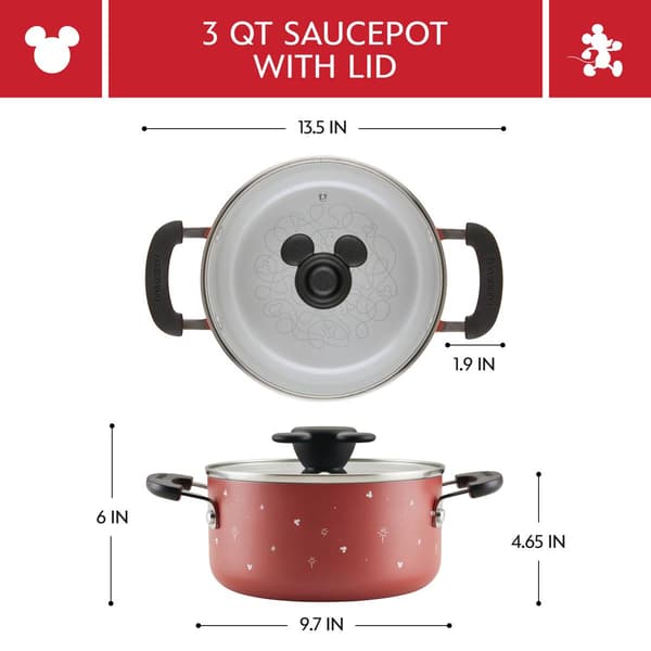 Farberware&#174; Disney Bon Voyage Ceramic Nonstick 3qt. Saucepot