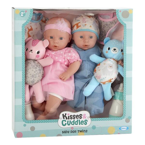 14in. Baby Twin Dolls - image 
