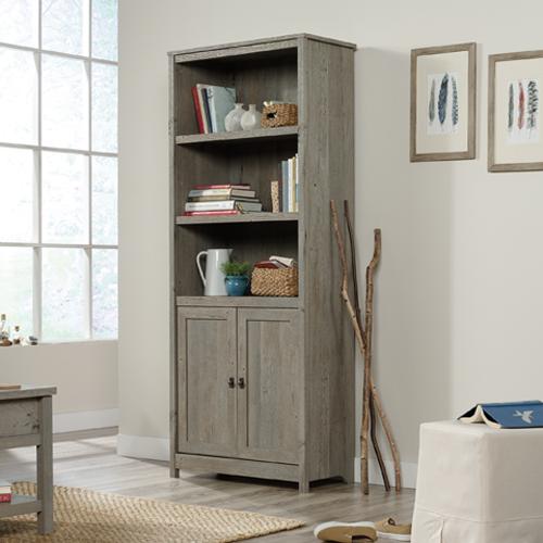 Sauder Cottage Road Library with Doors - Mystic Oak