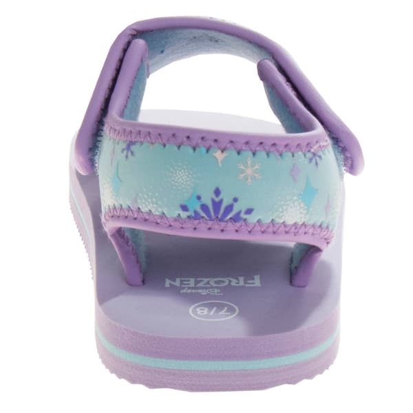 Little Girls Disney Frozen Anna & Elsa Hook and Loop Sandals