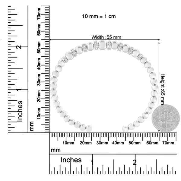 Diamond Classics&#8482; Sterling Silver Diamond Bangle Bracelet