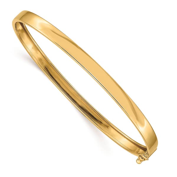 Gold Classics&#40;tm&#41; 14kt. Gold Flexible Hinged Bangle Bracelet - image 