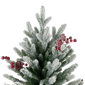 Northlight Real Touch™ 25in. Potted Flocked Fir Christmas Tree - image 3