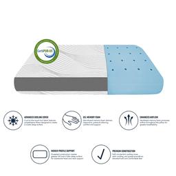 Levitate Sleep Xtreme Cooling 4lb. Memory Foam Bed Pillow