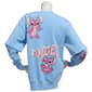 Juniors C-Life Stitch & Angel Front Back Screen Sweatshirt - image 3