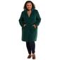 Plus Size DKNY Single Breasted Wool Coat w/Zip Pockets - image 1