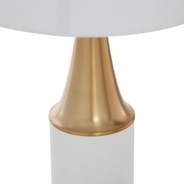 9th & Pike® White Metal Traditional Table Lamp
