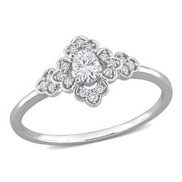 Diamond Classics(tm) White Gold 1/4ctw. Diamond Engagement Ring