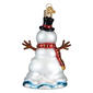 Old World Christmas Mr Melting Snowman Glass Ornament - image 3