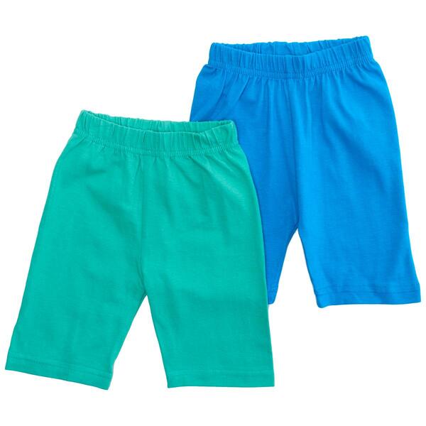 Toddler Girl Pink Angel&#40;tm&#41; 2pk. Solid Bike Shorts - image 