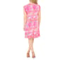 Petite MSK Ruffle Cap Sleeve V Neck Floral Shift Dress - image 4