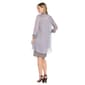 Womens R&M Richards 3/4 Sleeve Sheer Sparkle Jacket Dress - image 2