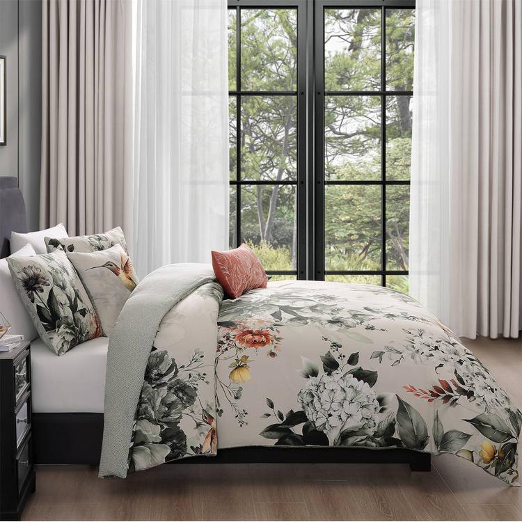 Bebejan® Vintage Bloom Cotton 5pc. Reversible Comforter Set