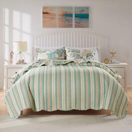 Greenland Home Fashions&#8482; Atlantis Coastal Quilt Set w/ Pillows