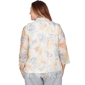 Plus Size Alfred Dunner Al Fresco Lace Floral Two In One Blouse - image 2