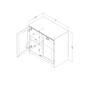 South Shore Harma Pure White 2-Door Storage Cabinet - image 8