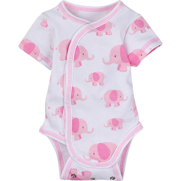 Baby Girl &#40;NB&#41; MiracleWear Pink Elephant Bodysuit - image 