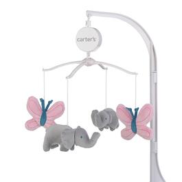 Carters&#40;R&#41; Floral Elephant Butterfly Musical Mobile
