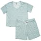 Petite IZOD® Short Sleeve Ditsy Bermuda Pajama Set - image 2